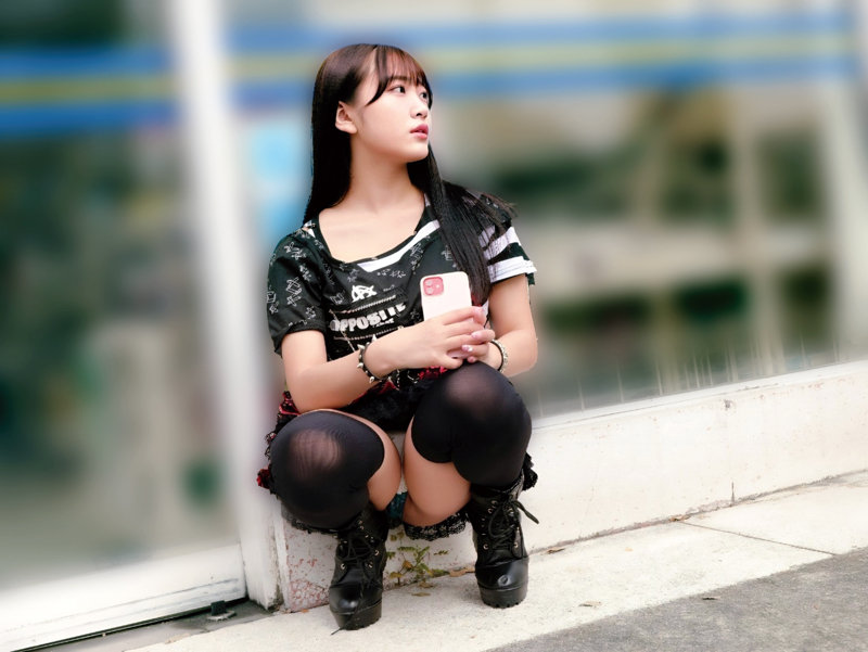 画像1【OREMO-187】(仮)YUNA 俺の素人-Z- 黒髪ロングのバンギャ