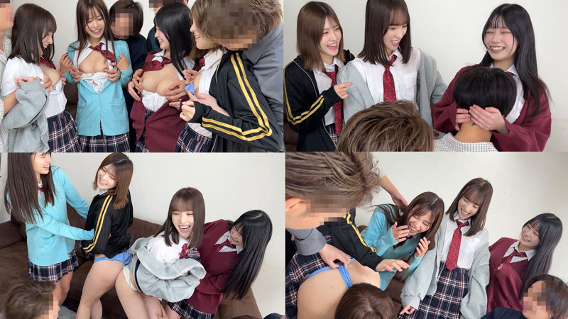 好奇心旺盛なエッチな美少女たち-もも＆ひまり＆みなみ＆あかり@裏垢J　素人エロ動画　smuw040　ティ●ンモデル級の美少女グループと制服オフパコ乱交が最高過ぎた。