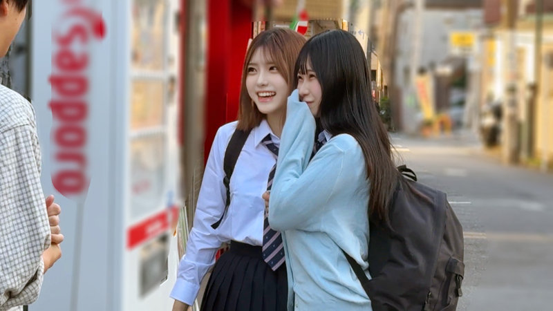 画像-可愛い仲良し女子校生-ひまりちゃん＆あかりちゃん　シロウト速報　skho175