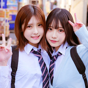画像-仲良し女子校生01-ひまりちゃん＆あかりちゃん　シロウト速報　skho175