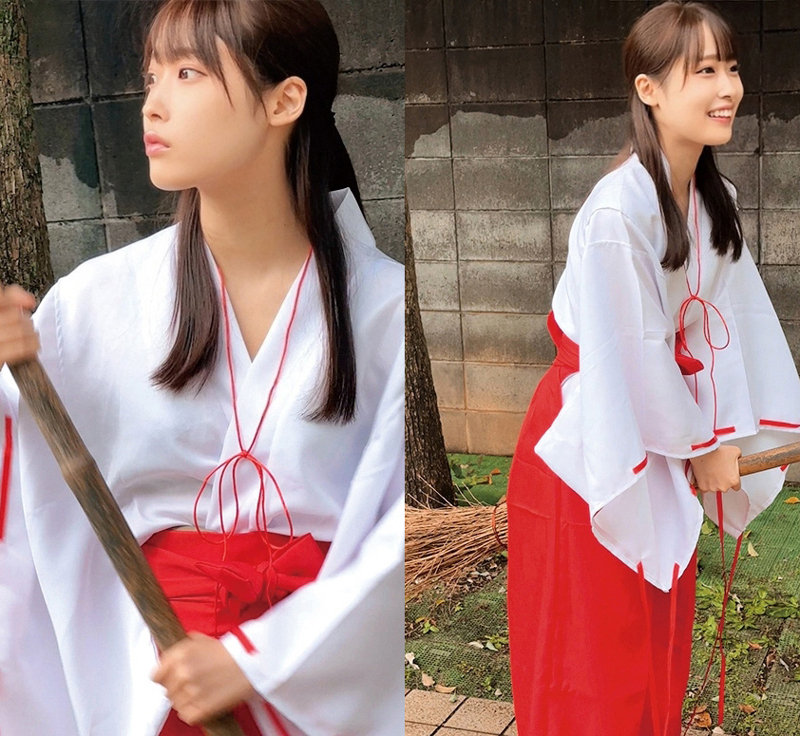 仕事着の巫女姿-画像-【OREMO-360】笠○大○Mちゃん 俺の素人-Z-