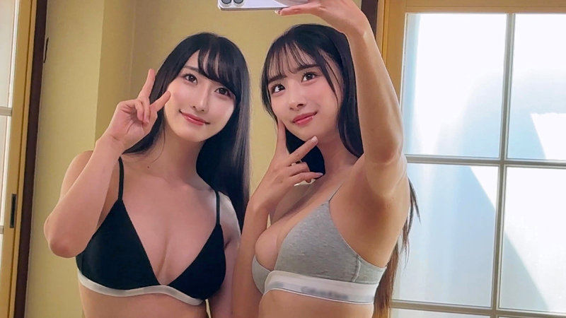 画像-下着姿の美女二人-【SMGD-003】ゆいか＆みほ 素人ムクムク-神-