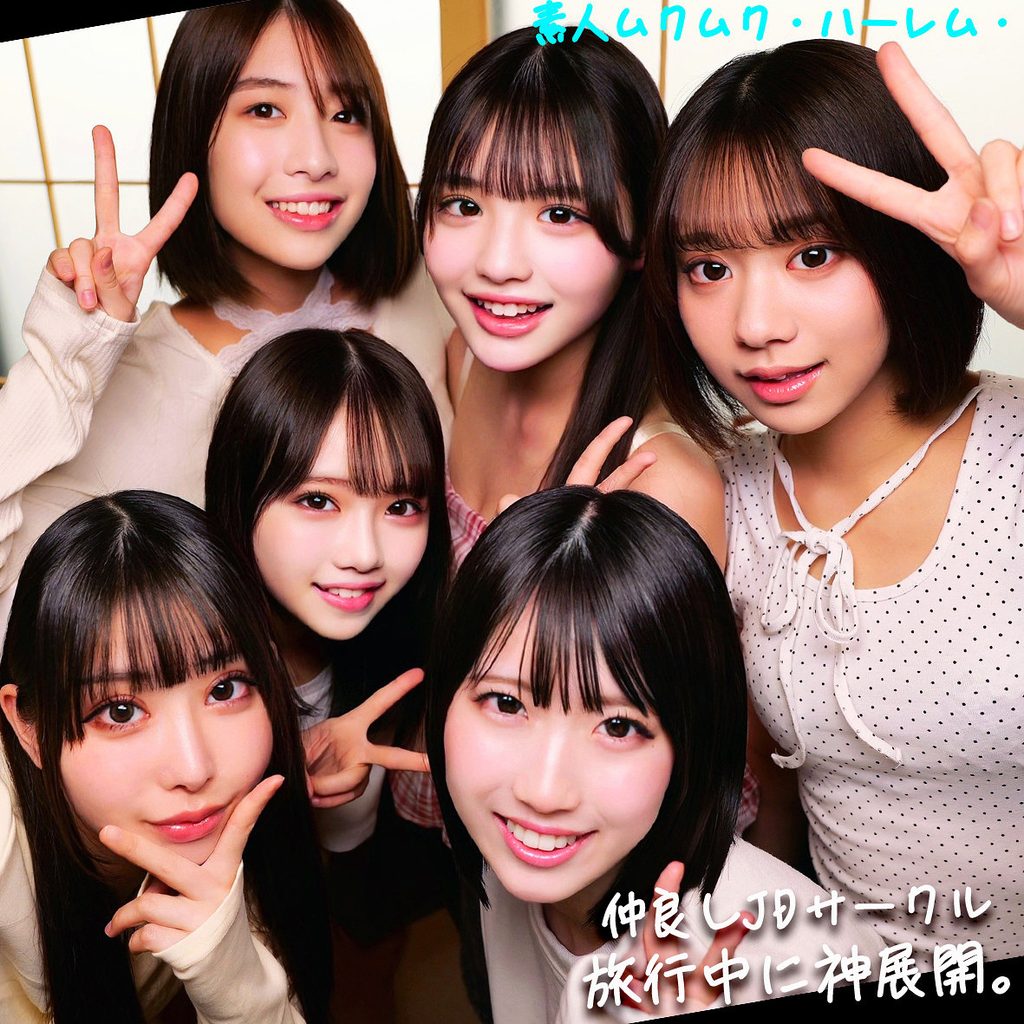【SMJH-051】める＆いと＆めあ＆ひなた＆みあ＆はる 素人ムクムク-ハーレム--画像