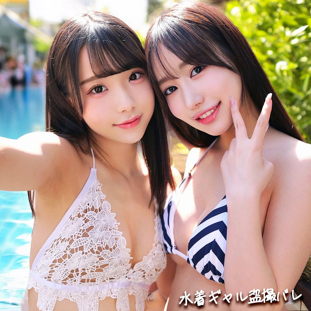 【SMGD-061】ななは＆えみり 素人ムクムク-神- 水着姿-画像-1